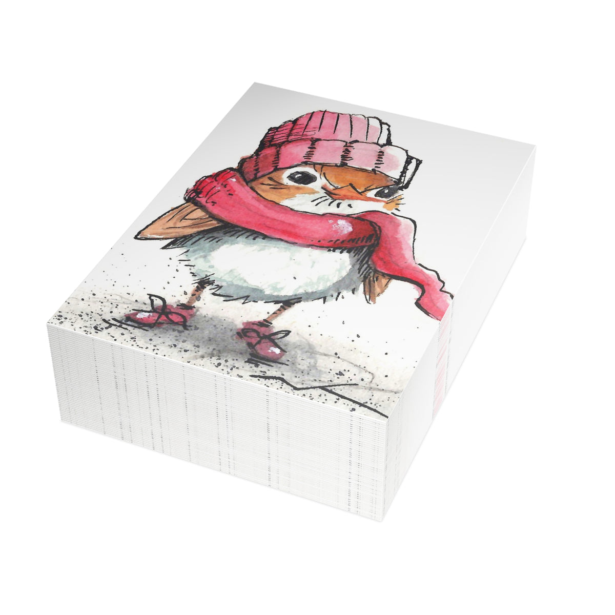 Red Scarf-Postcard Bundles (envelopes included)