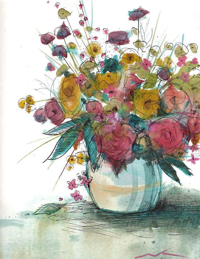 Arranging Flowers