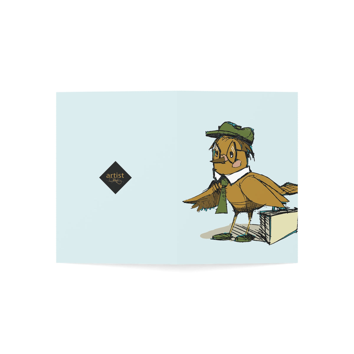 Copy of Lover Bird Greeting Card –Pack of 1/10/30/50