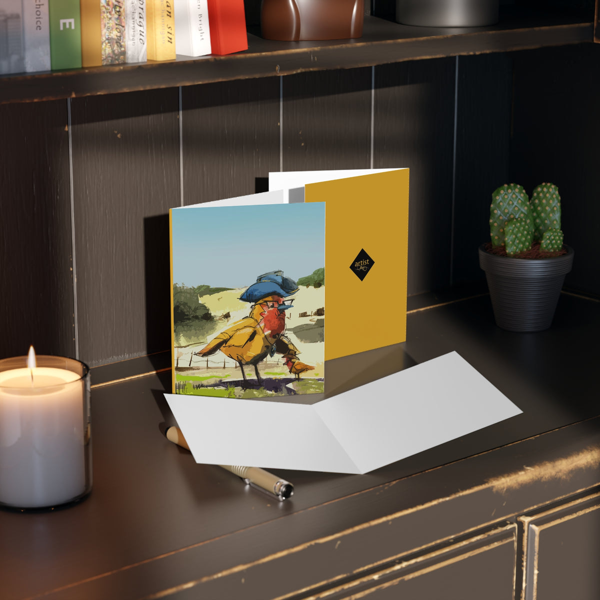 Bird & Chick Greeting Cards — Whimsical Farmhouse Note Cards