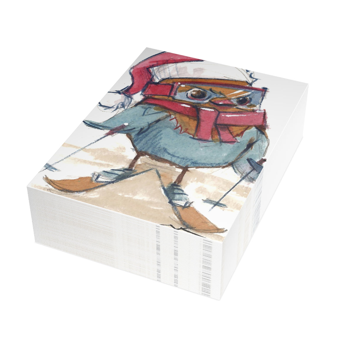 Skiing-Postcard Bundles (envelopes included)