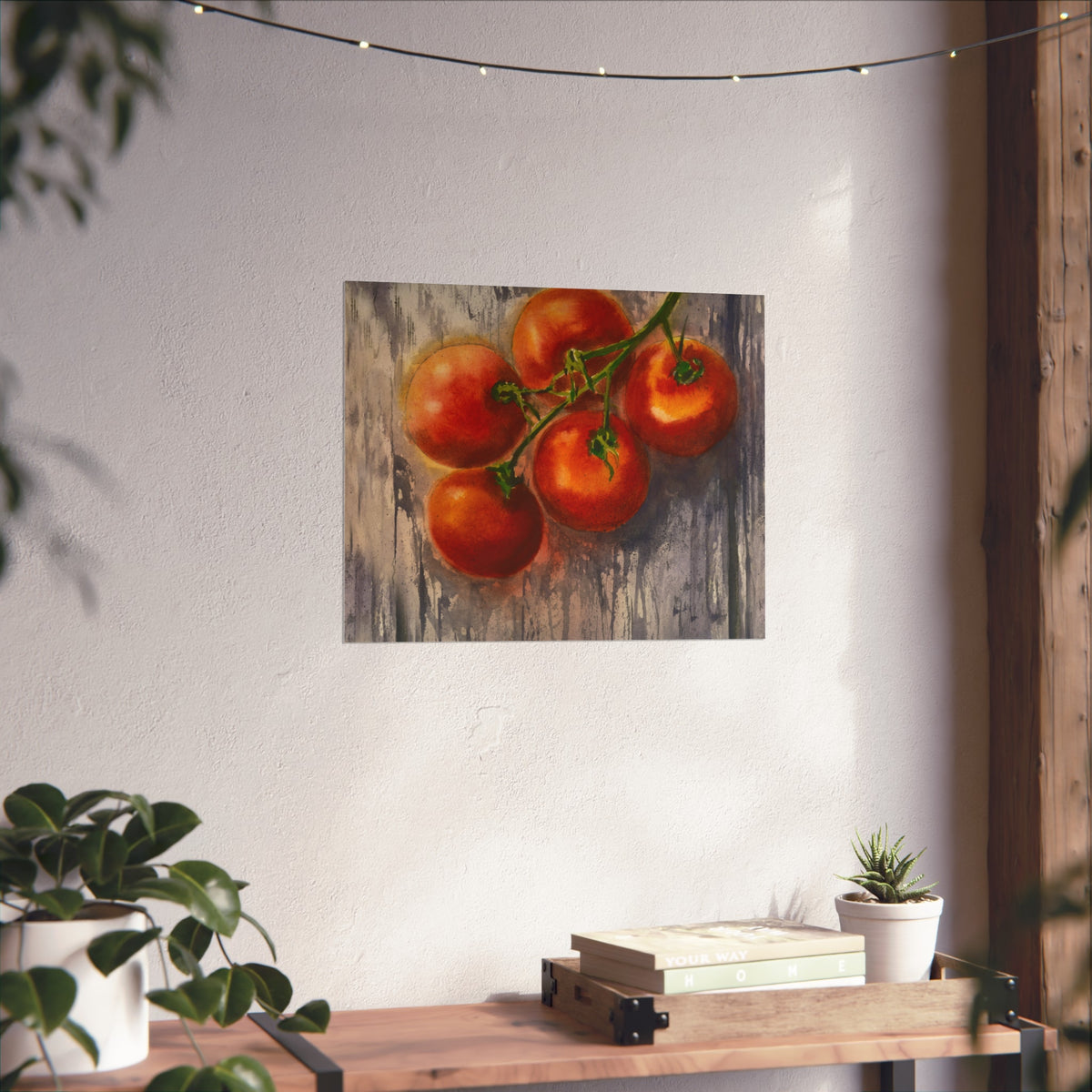 Tomato Vine Fine Art Poster — Kitchen Wall Art Print