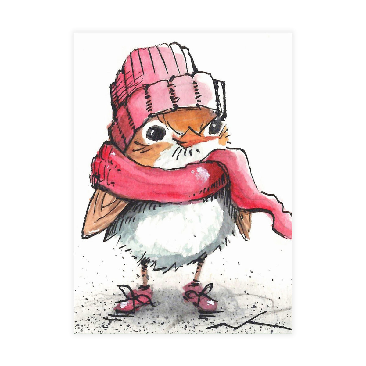 Red Scarf-Postcard Bundles (envelopes included)
