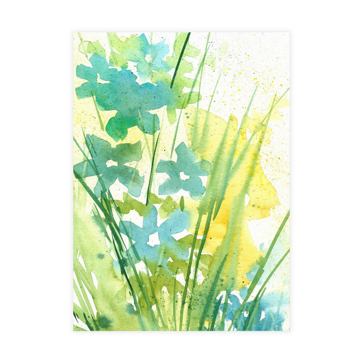 Spring - Watercolor Floral-Postcard Bundles (envelopes included)