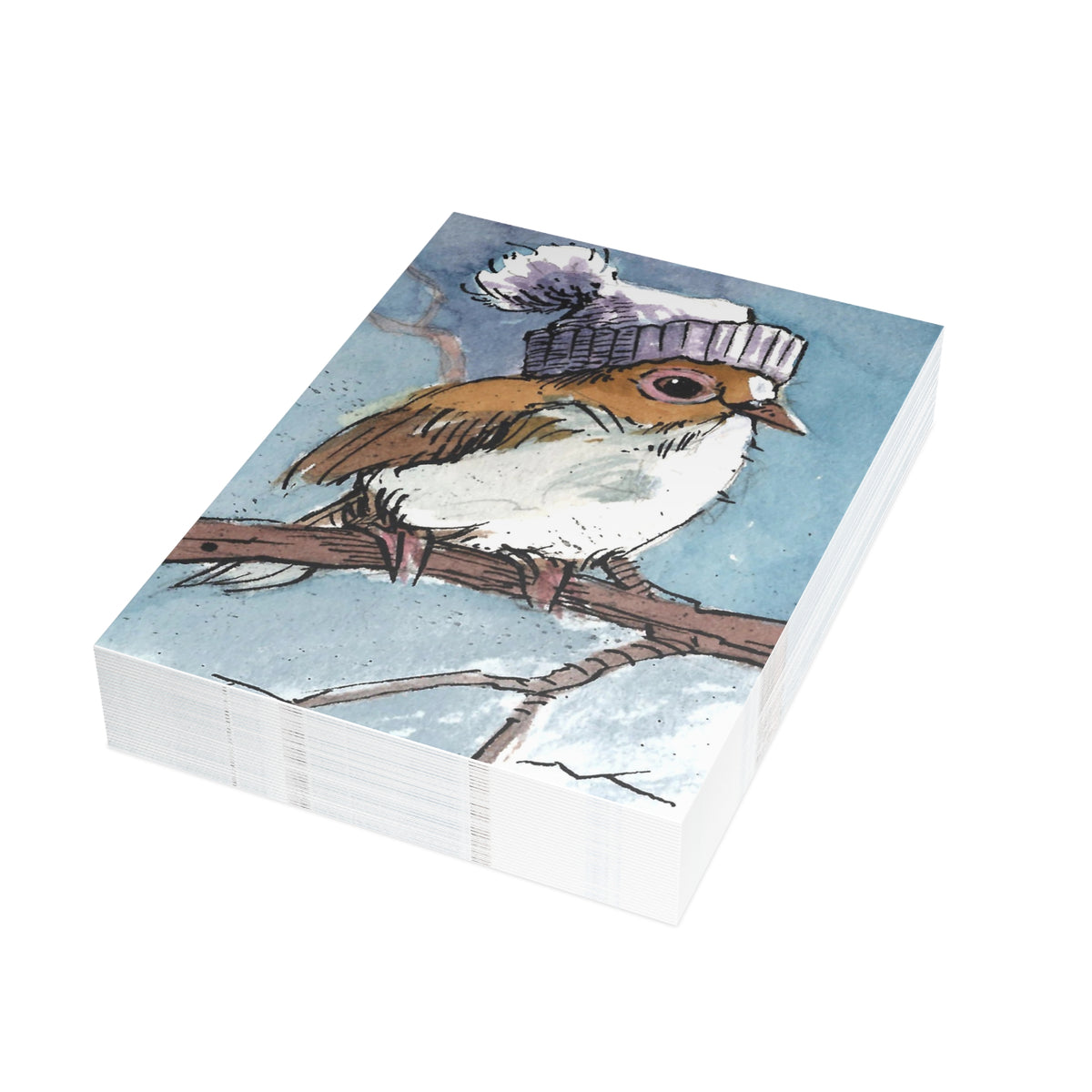 Winter Hat-Postcard Bundles (envelopes included)