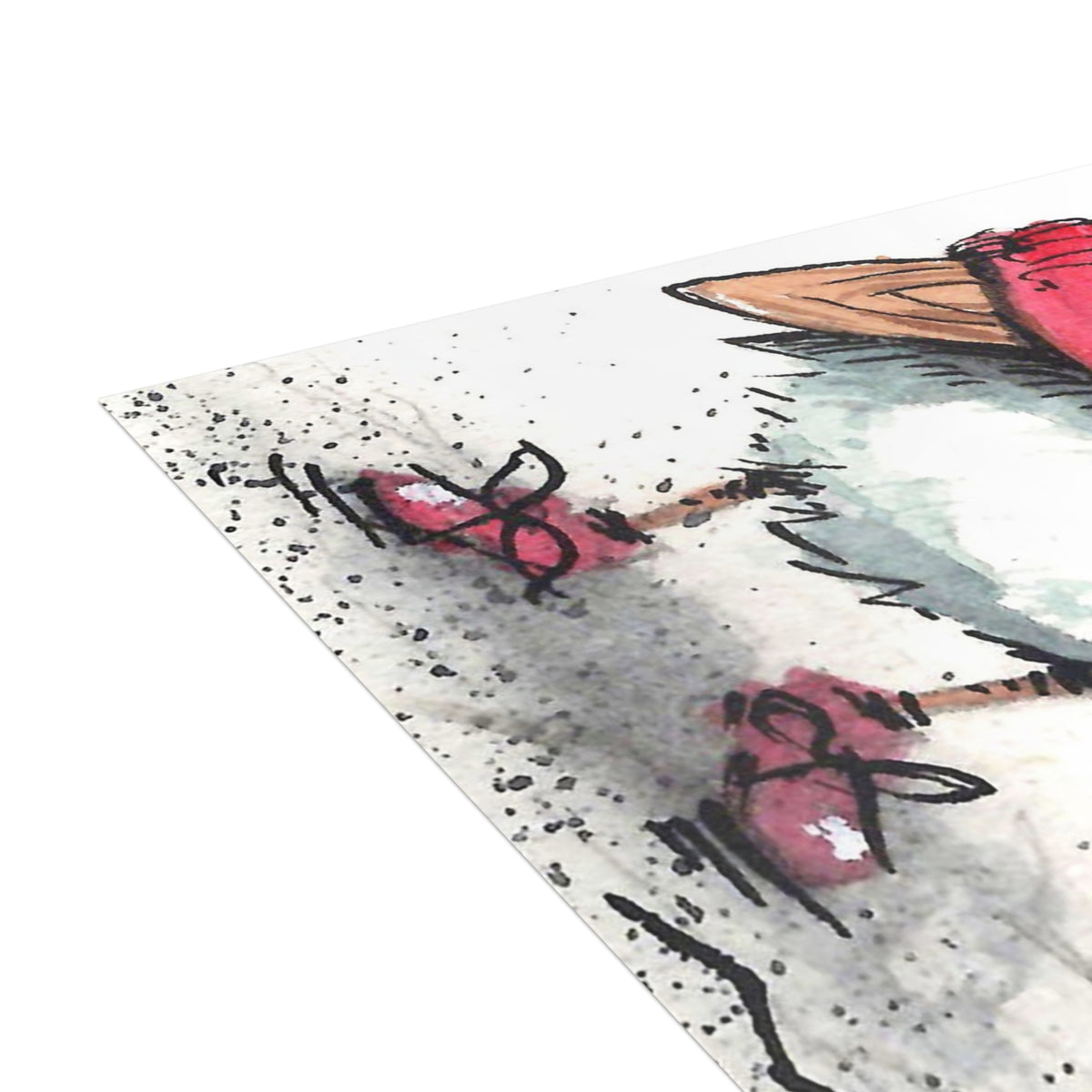 Red Scarf-Postcard Bundles (envelopes included)