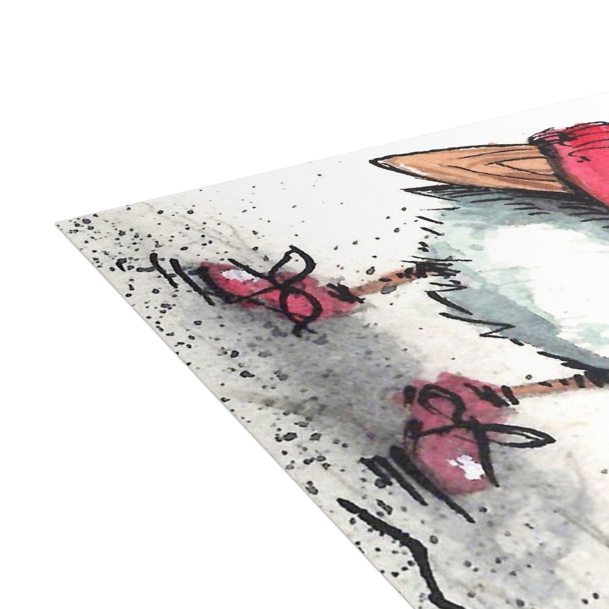 Red Scarf-Postcard Bundles (envelopes included)