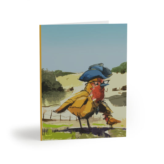 Bird & Chick Greeting Cards — Whimsical Farmhouse Note Cards