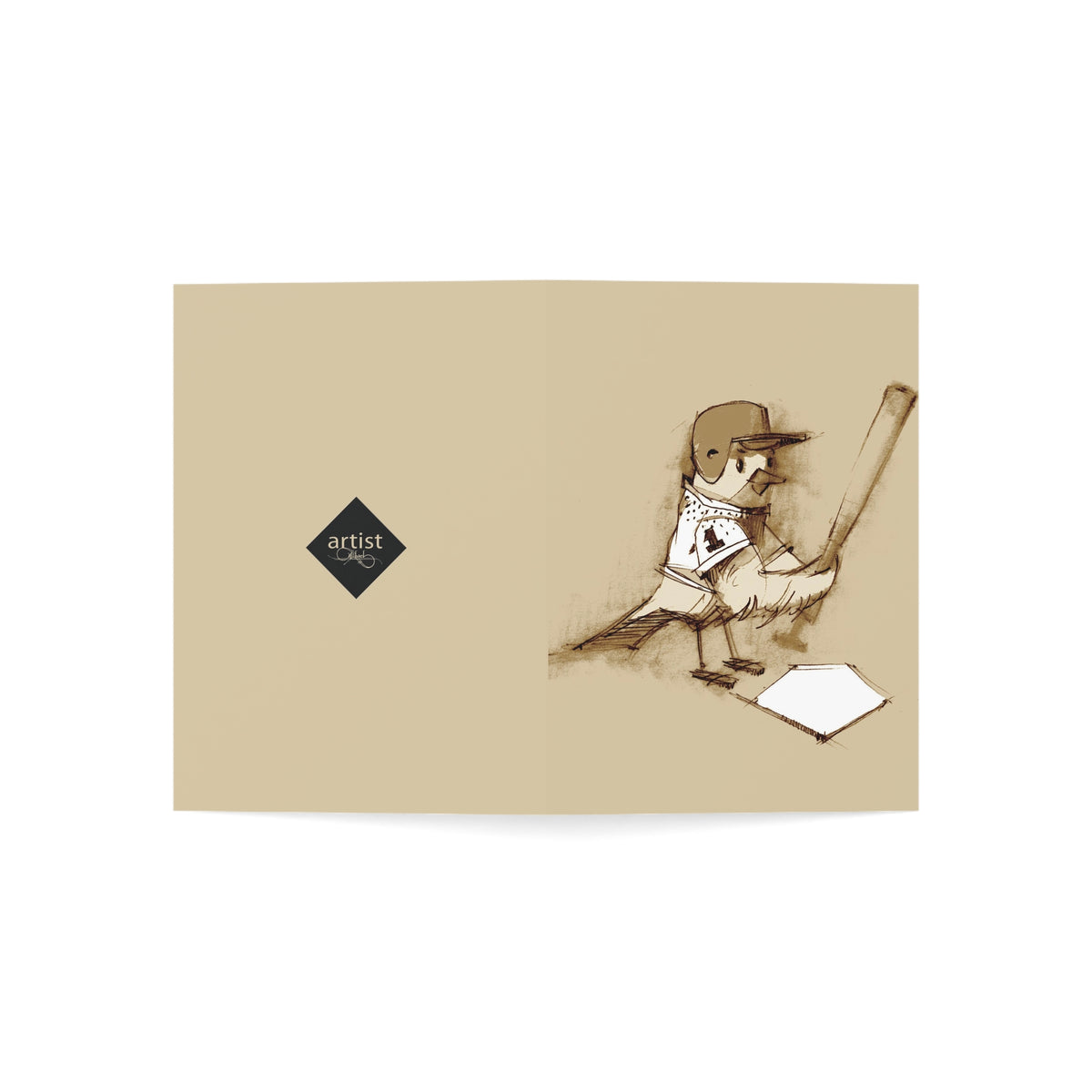 Copy of Gothic Owl Candle Greeting Card — Dark Cozy Halloween/Autumn Note Card (1, 10, 30, 50 pcs)