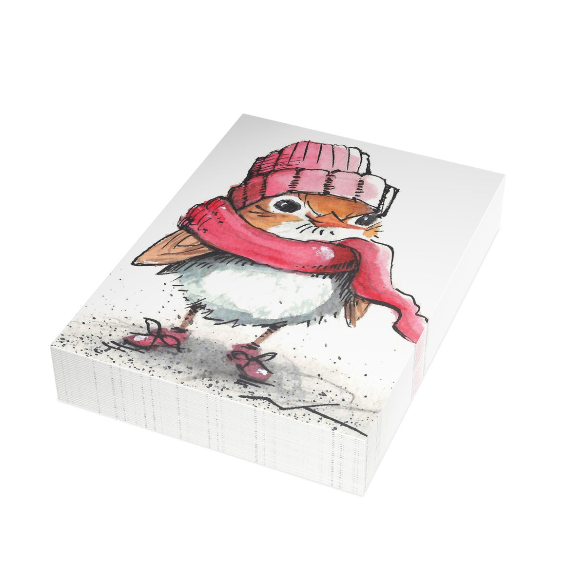 Red Scarf-Postcard Bundles (envelopes included)