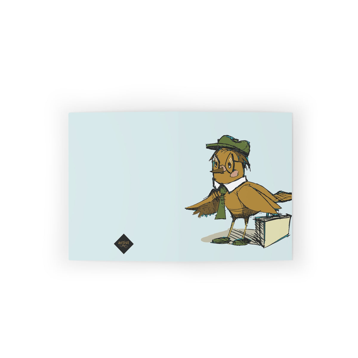 Owl Scholar Greeting Cards- Cute Academic Note Cards