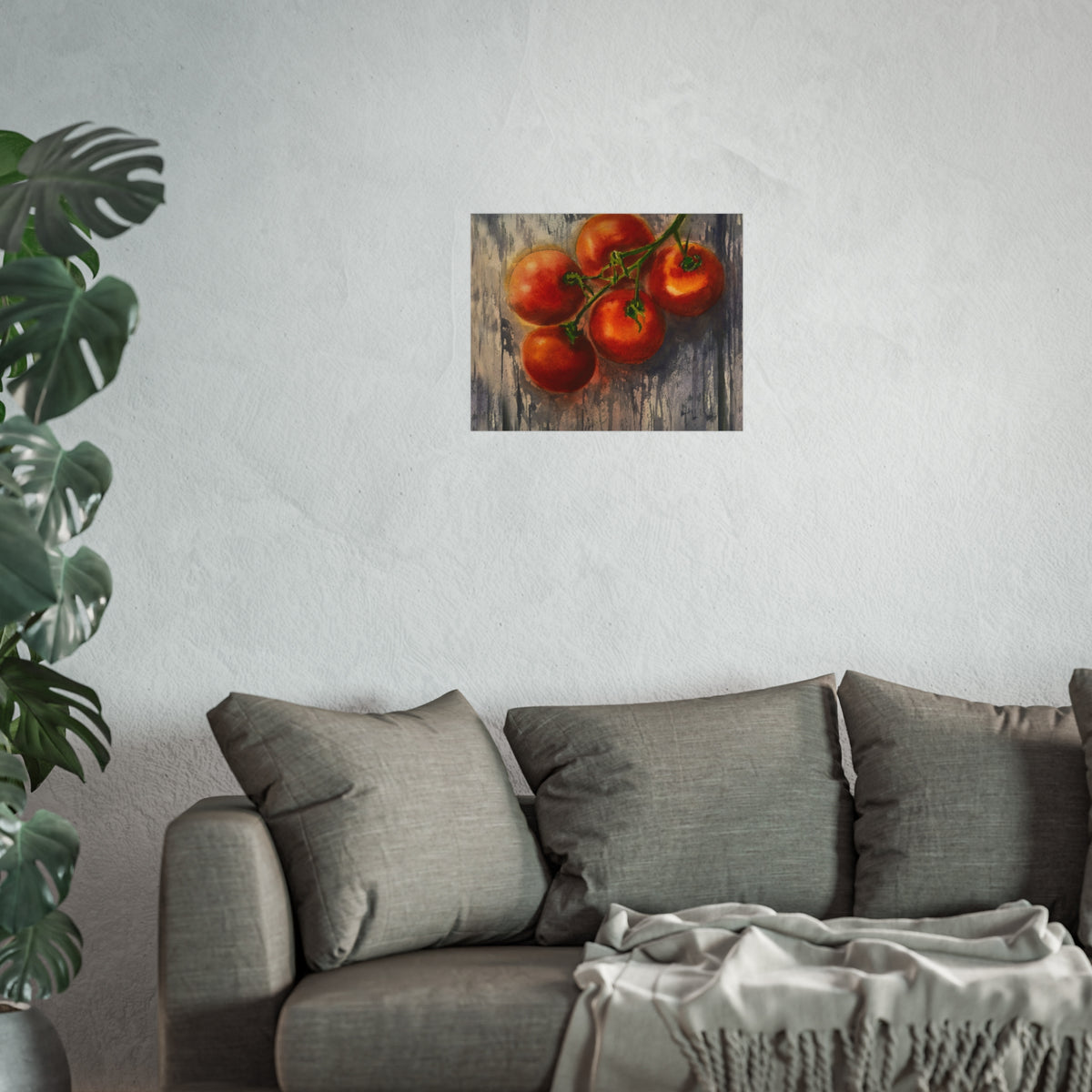 Tomato Vine Fine Art Poster — Kitchen Wall Art Print