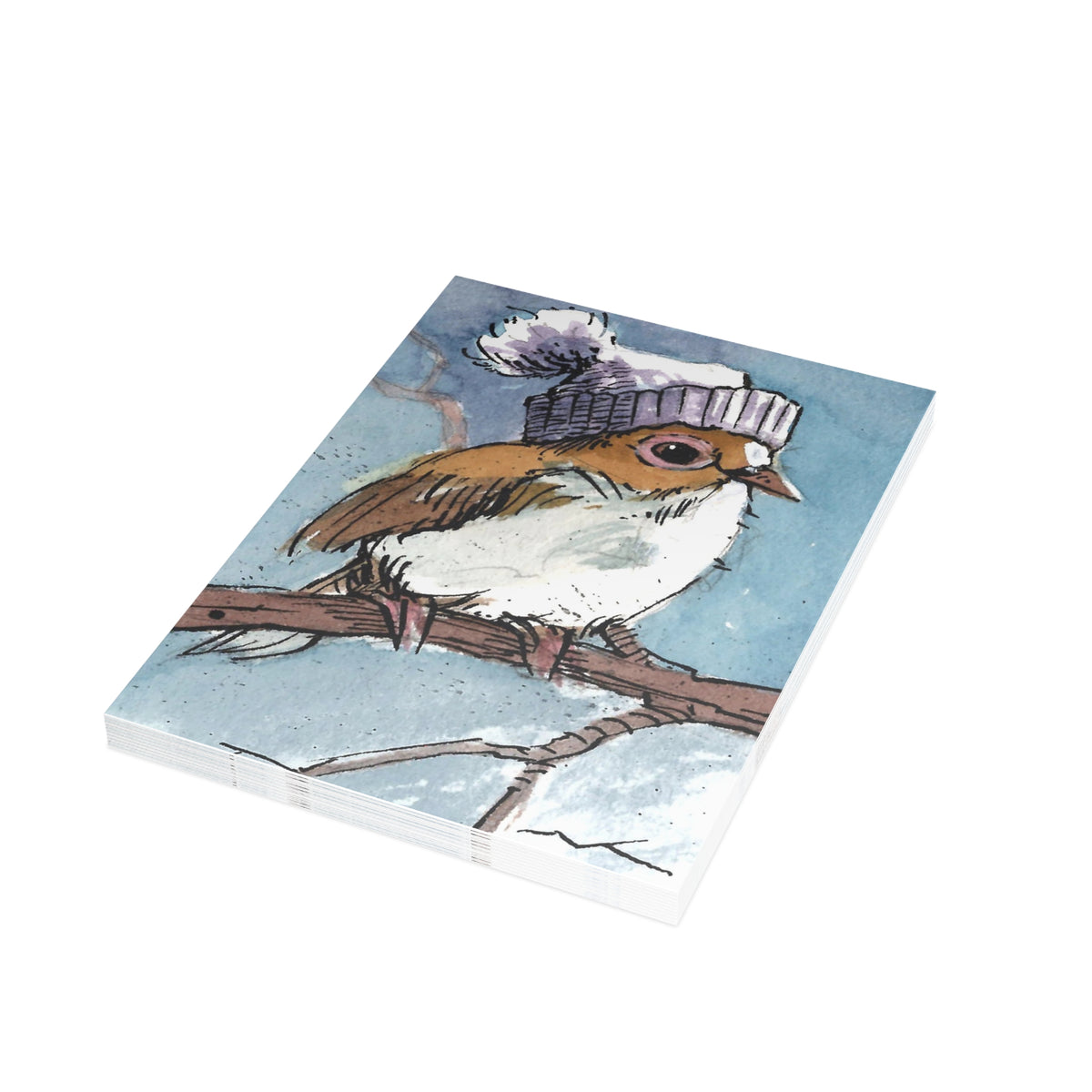 Winter Hat-Postcard Bundles (envelopes included)