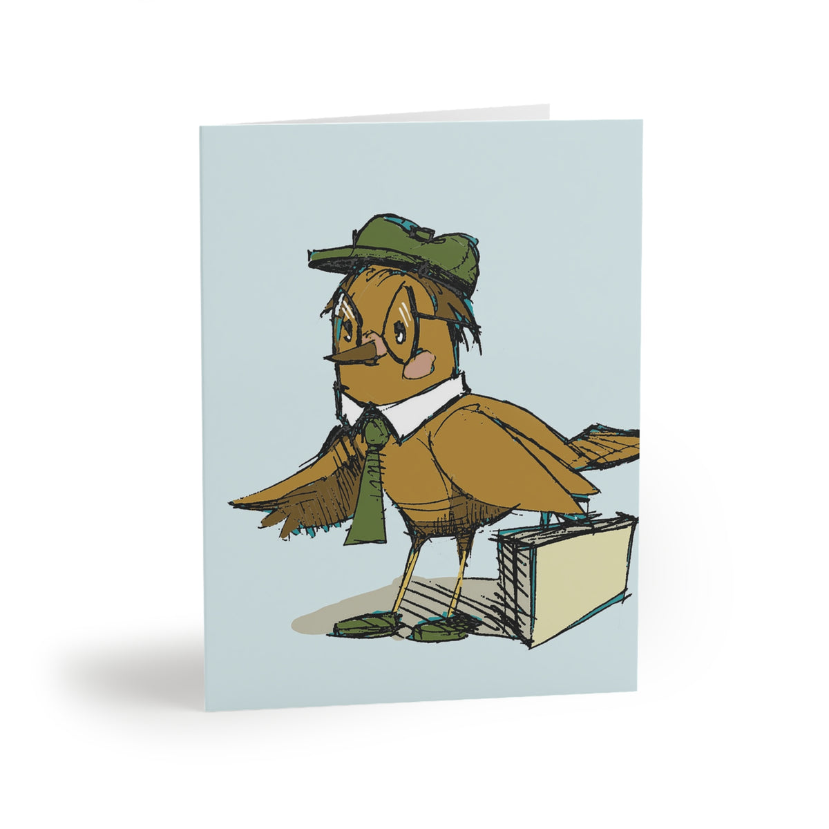 Owl Scholar Greeting Cards- Cute Academic Note Cards