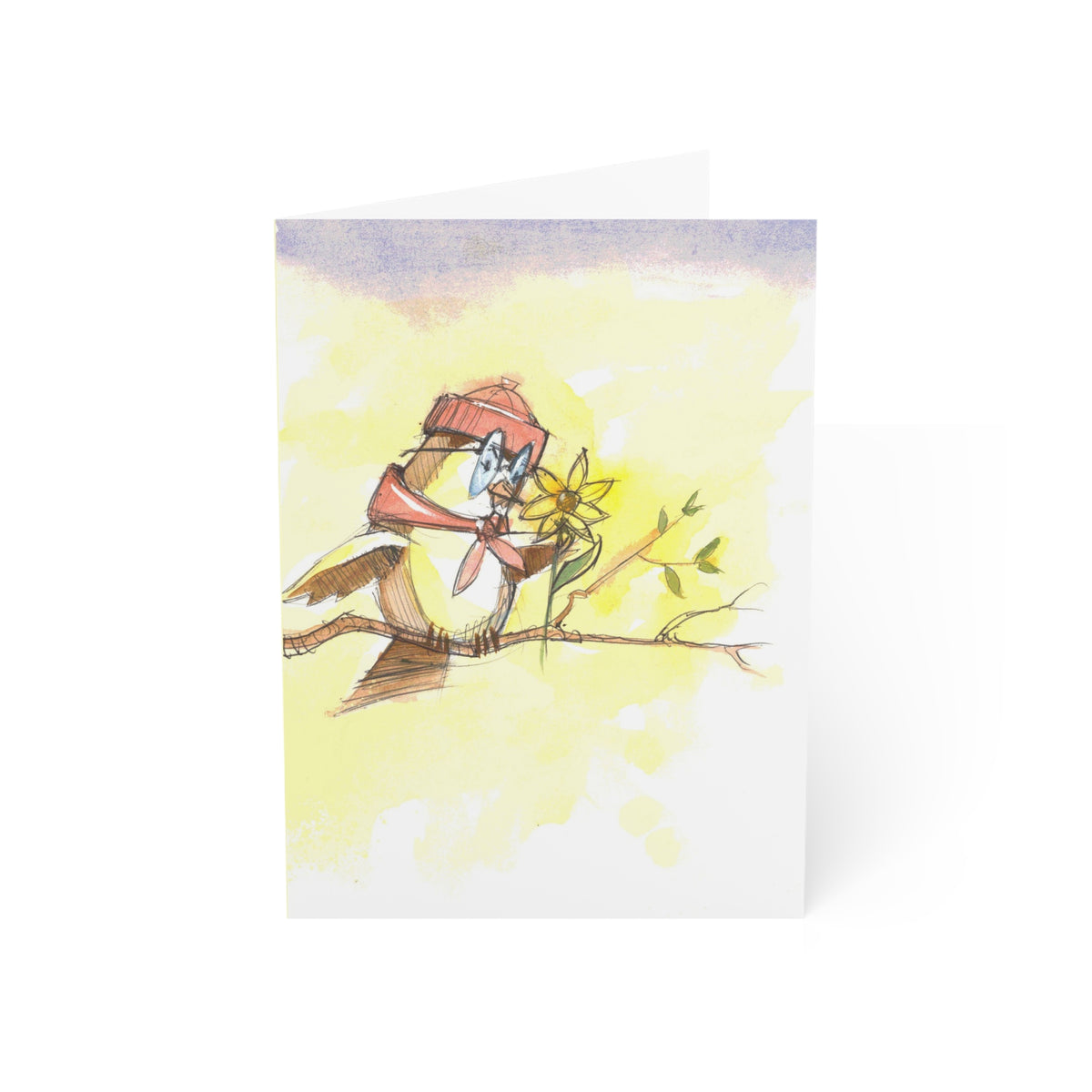 Lover Bird Greeting Card –Pack of 1/10/30/50