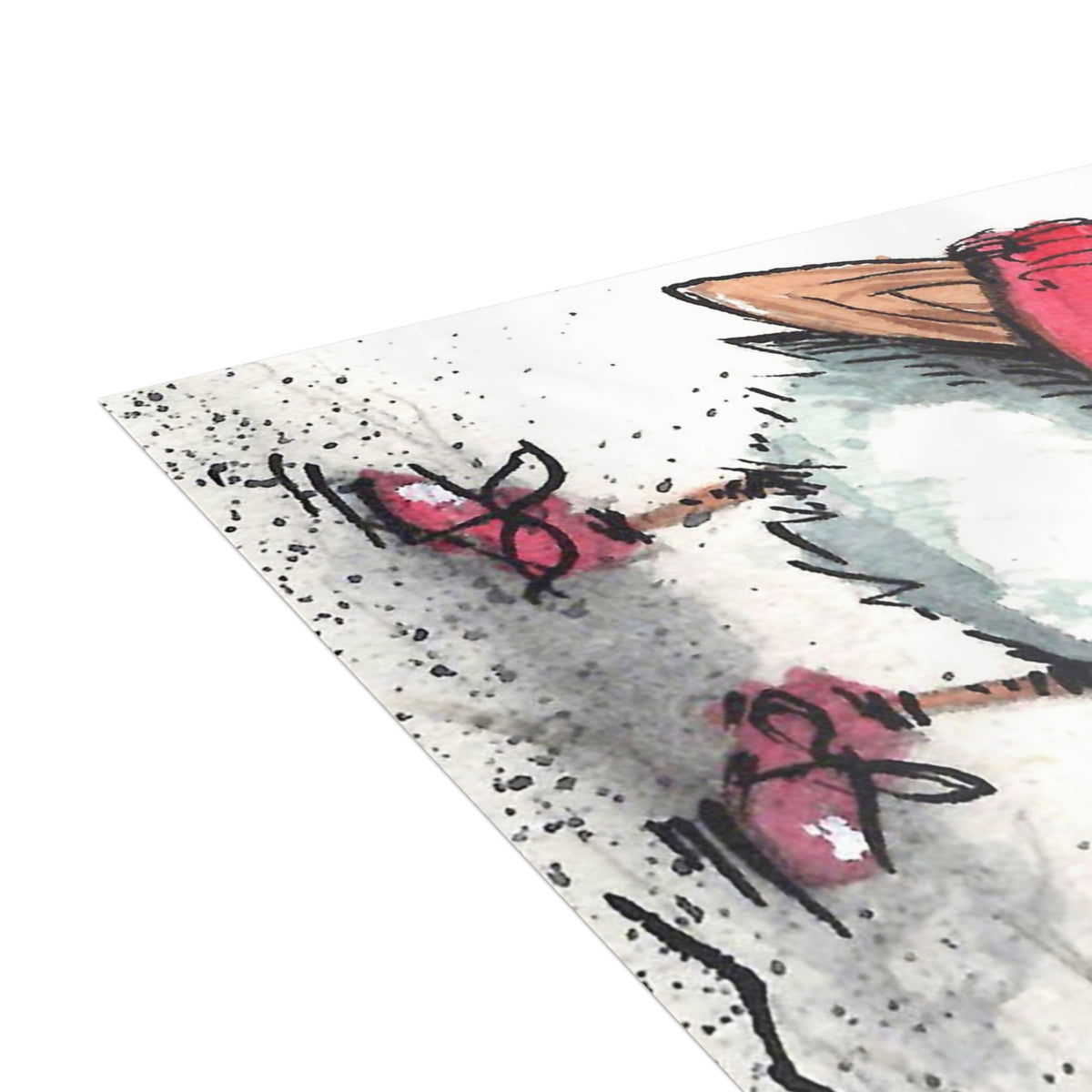 Red Scarf-Postcard Bundles (envelopes included)