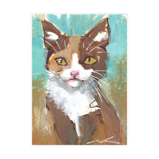 Yellow Eyes-Cute Cat-Postcard Bundles (envelopes included)