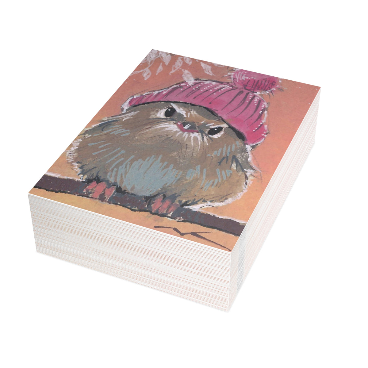 Pink Hat-Postcard Bundles (envelopes included)