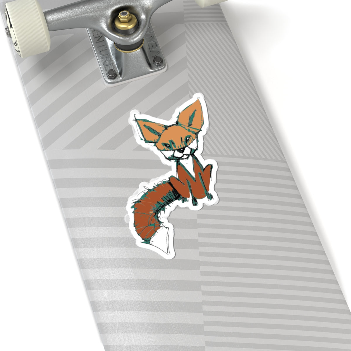 Cute Fox Kiss-Cut Sticker