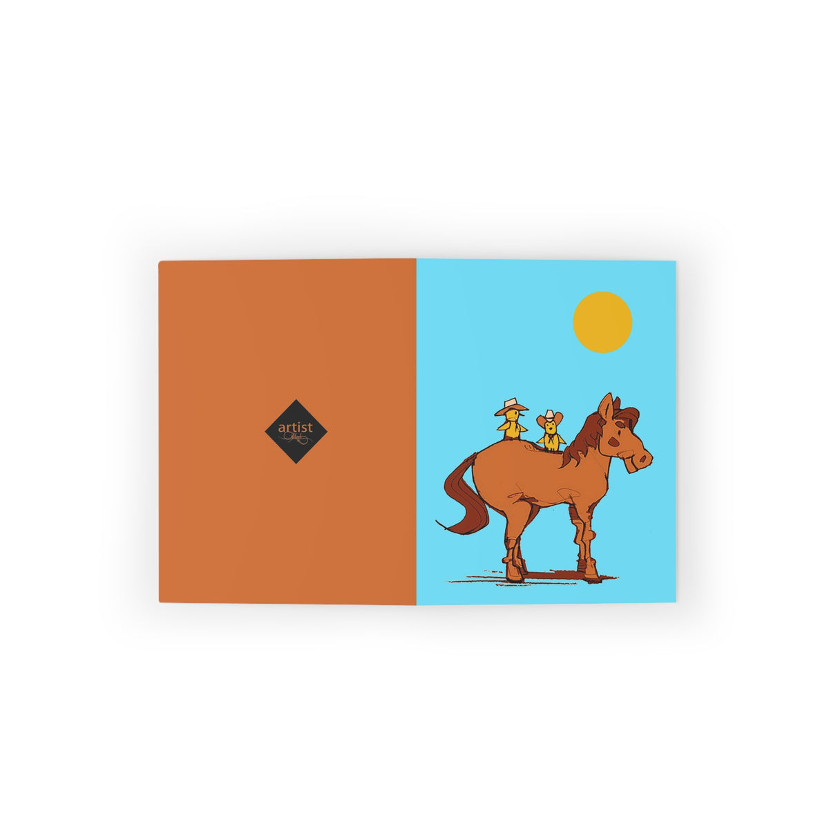 Whimsical Horse Riding Greeting Cards – Western Birthday & Everyday Notes
