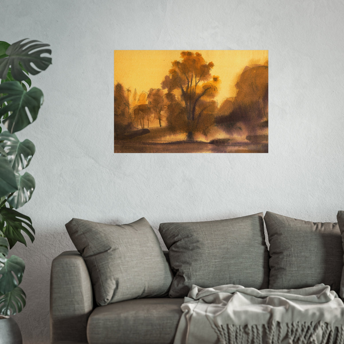 Sunlit Meadow Fine Art Poster