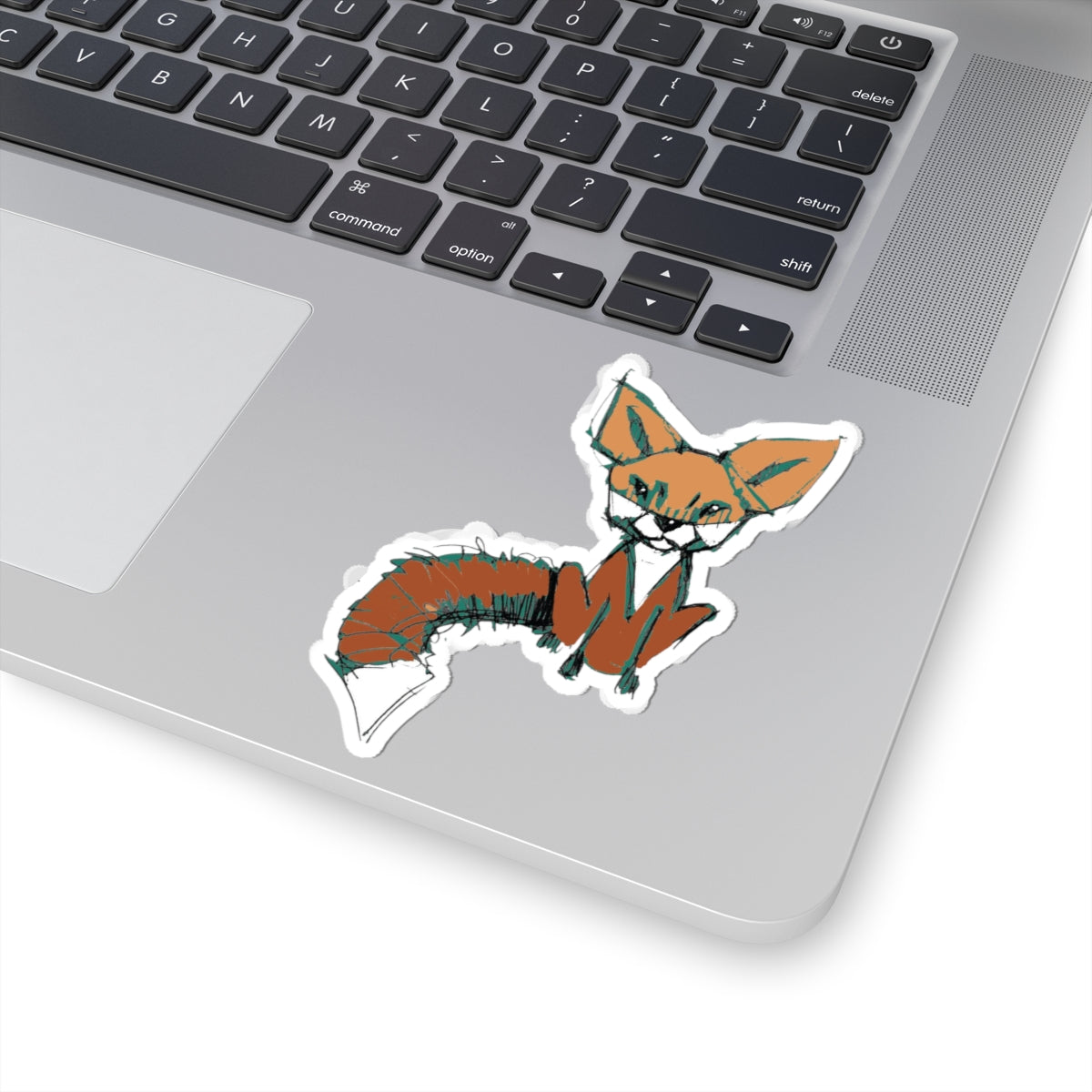 Cute Fox Kiss-Cut Sticker