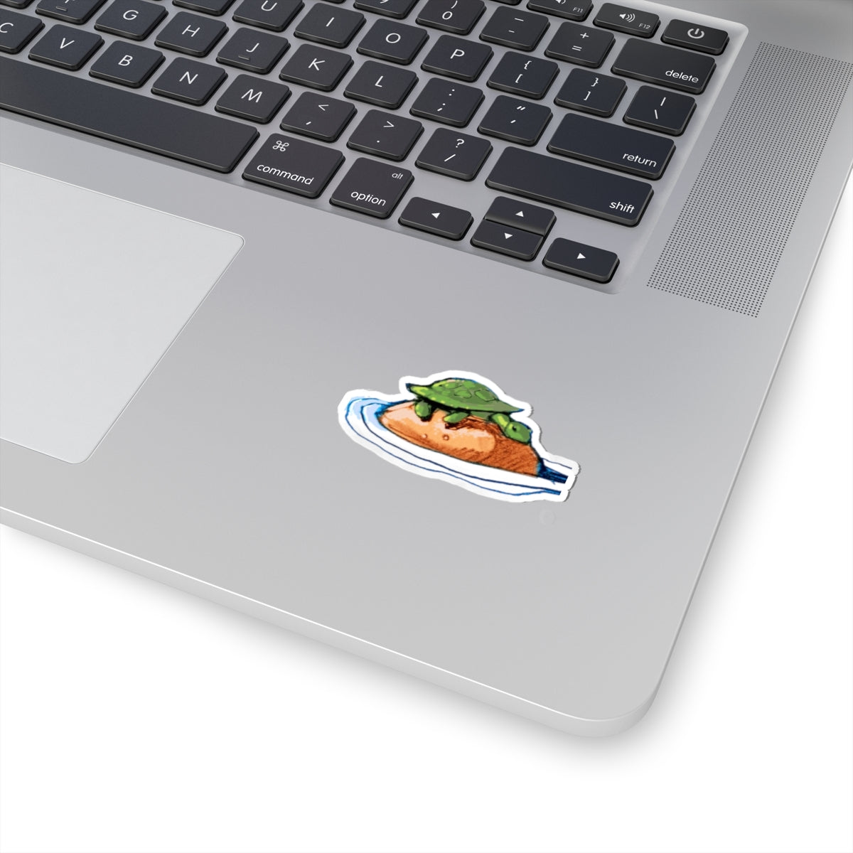 Turtle On Toast Sticker — Cute Kawaii Laptop Sticker (Kiss-Cut)