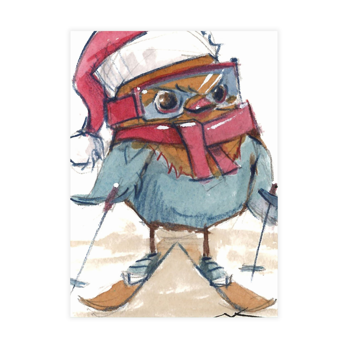 Skiing-Postcard Bundles (envelopes included)