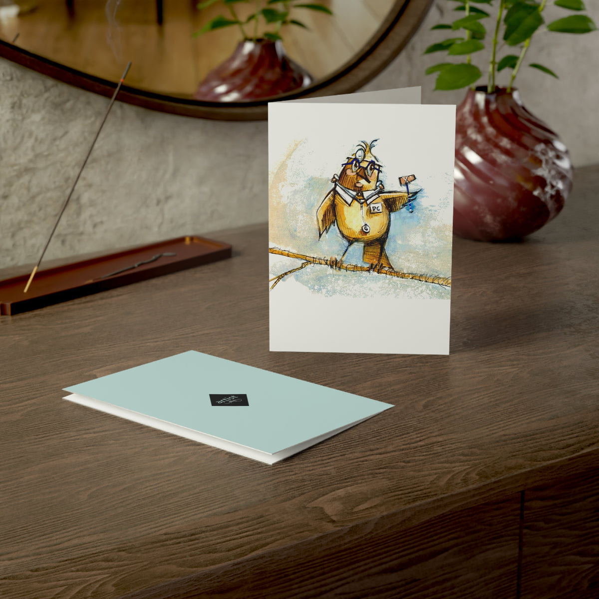 Bird Doctor Greeting Cards - (Pack of 1/10/30/50)