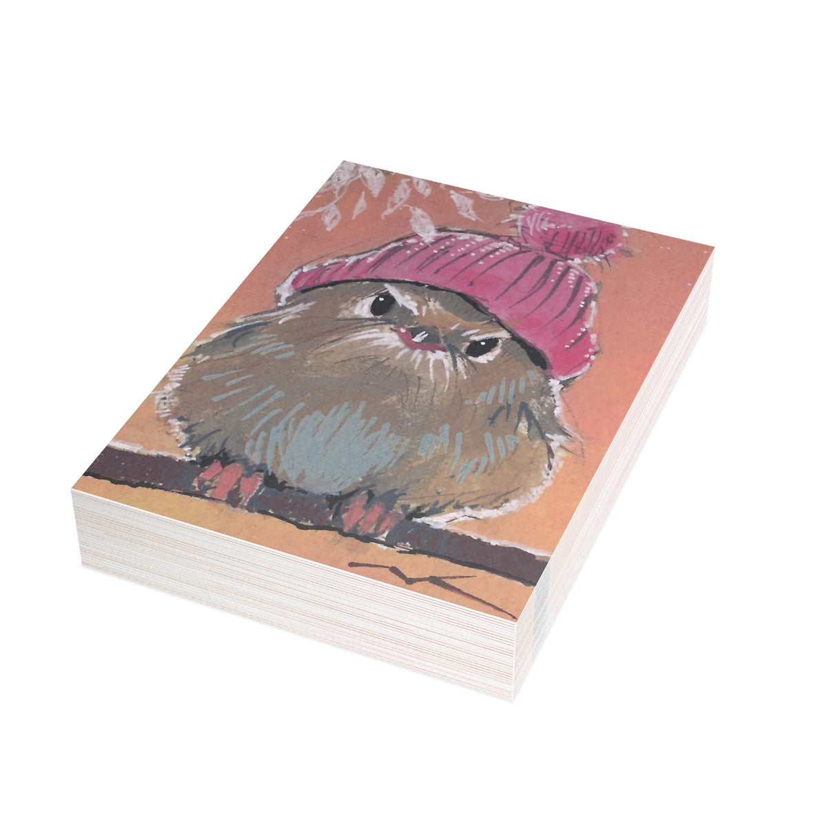 Pink Hat-Postcard Bundles (envelopes included)