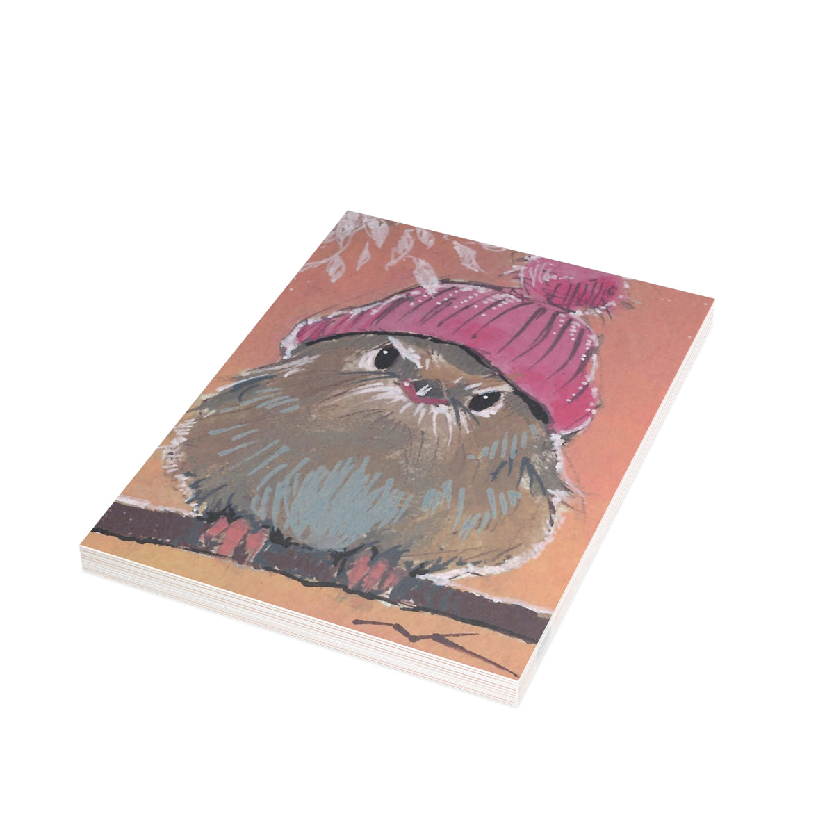Pink Hat-Postcard Bundles (envelopes included)