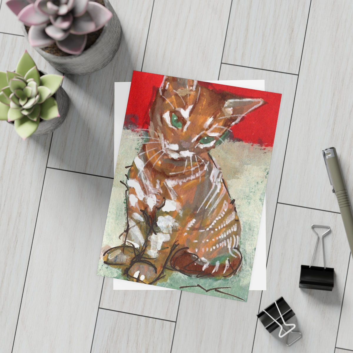 Purr-Cute Cat-Postcard Bundles (envelopes included)