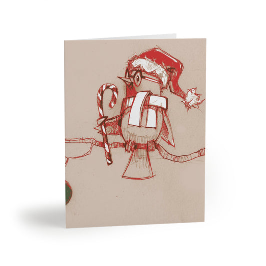 Holiday Penguin Greeting Cards — Christmas Card Set