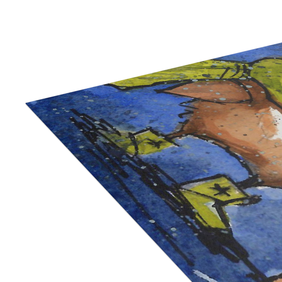 Green Scarf-Postcard Bundles (envelopes included)