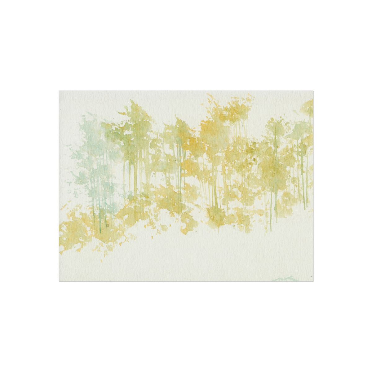 Fine Art Poster — Pastel Forest Watercolor Wall Art