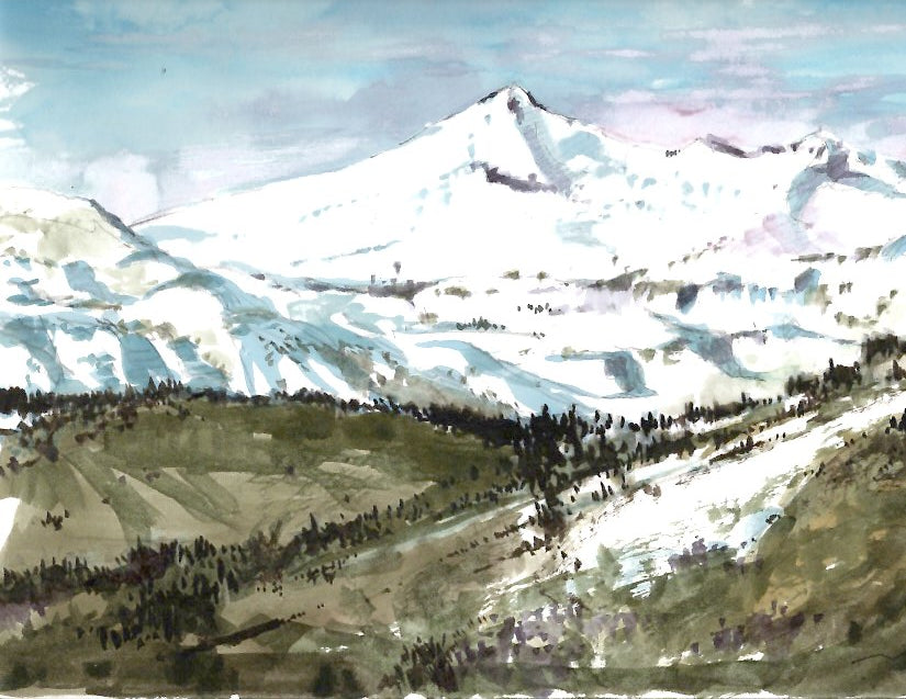 Snowy Mountain Pass